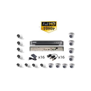 KIT 16 CAMARAS 1080P  - CAMARAS DE SEGURIDAD - HIKVISION