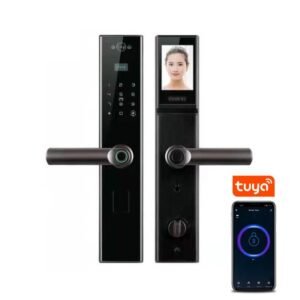 CERRADURA INTELIGENTE WIFI – TUYA SMART – 5 PISTONES – CON HUELLA - CAMARA – MAADOK