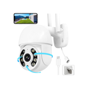 CÁMARA INTELIGENTE PTZ EXTERIOR TUYA SMART 2 MPX AUDIO DOBLE VIA - CAMARAS DE SEGURIDAD – MAADOK