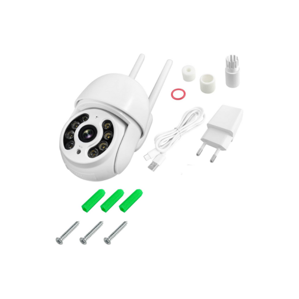 CÁMARA INTELIGENTE PTZ EXTERIOR TUYA SMART 2 MPX AUDIO DOBLE VIA - CAMARAS DE SEGURIDAD – MAADOK - Imagen 2