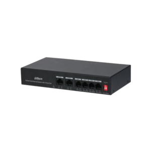 SWITCH 4 PUERTOS POE + 2 PUERTOS UPLINK – NO ADMINISTRABLE - DAHUA
