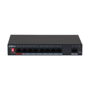 SWITCH POE 8 PUERTOS DAHUA – NO ADMINISTRABLE – DH-PFS3009-8ET-96