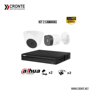 KIT 2 CAMARAS 1080P DAHUA – CAMARAS DE SEGURIDAD –  DAHUA