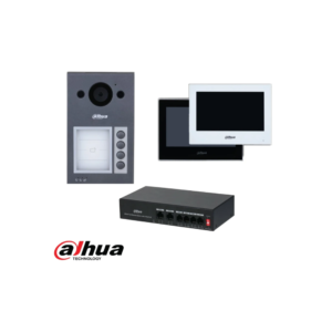 KIT DE VIDEO PORTERO IP 2 VIVIENDAS INTELIGENTE - DAHUA