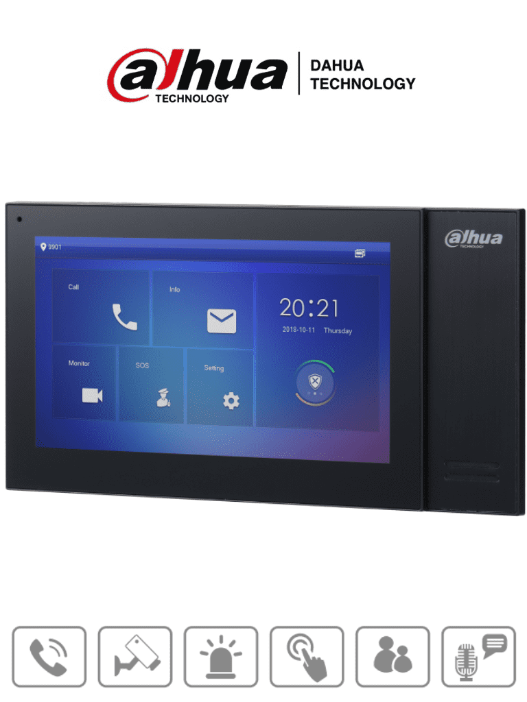 KIT Video Portero IP / pantalla Touch screen 7 / P2P / Apertura de puerta  desde monitor y App. ⋆ Distribuidor de Seguridad Electronica