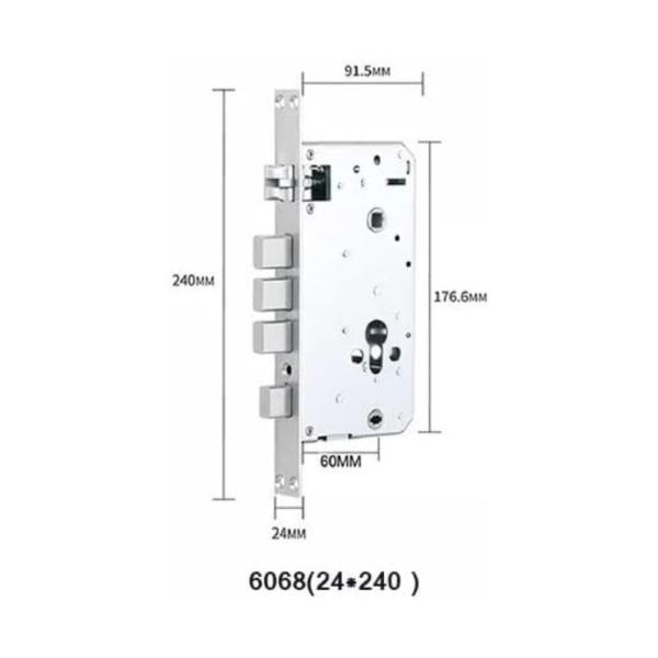 CERRADURA INTELIGENTE WIFI – TUYA SMART – 5 PISTONES – APERTURA DE RECONOCIMIENTO FACIAL - MAADOK - Imagen 4