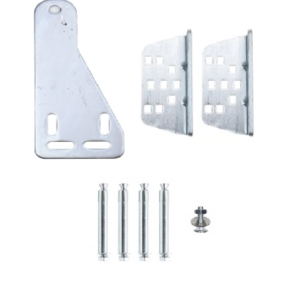 HERRAJE POSTERIOR TIPO 3 PIEZAS PARA SOSTENER MOTOR PIVOT - FOTEDOOR