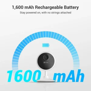 CAMARA INTERIOR WIFI 2MP - BATERIA 1600 MA - AUDIO 2 VIAS - IR 10M - MARCA EZVIZ