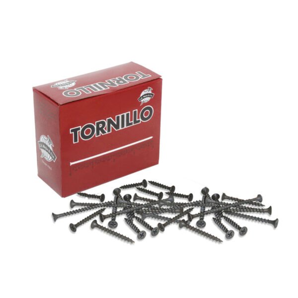 CAJA DE 100 TORNILLOS P/AGLOMERADO 1 PULGADA X 8mm (CTO)