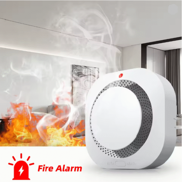 SENSOR DE HUMO INALAMBRICO RF 433MHZ – BATERIA - MONTAJE SOBREPUESTO -MAADOK - Imagen 4