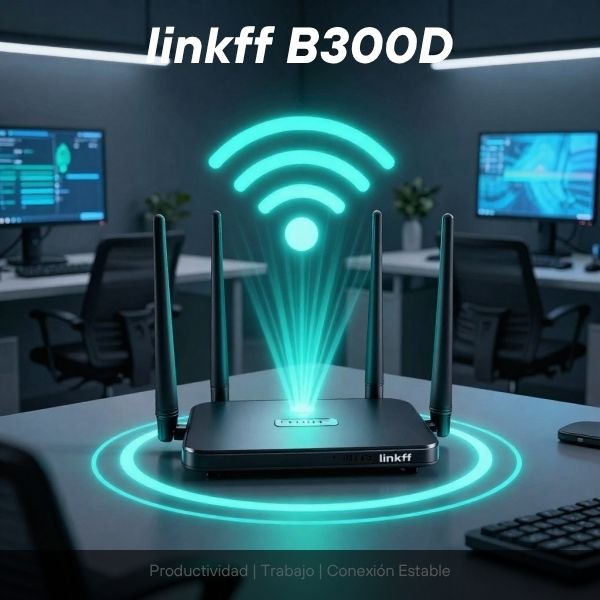 ROUTER 300MBPS LINKFF FF-B300D 4 ANTENAS HIGH OMNIDIRECCIONAL - Imagen 3