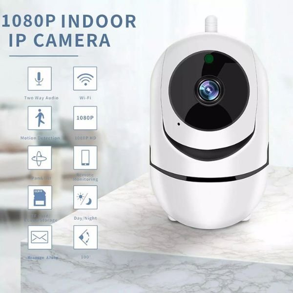CAMARA IP WIFI MINI PTZ 3MPX INTERNA AUDIO 2VIAS
