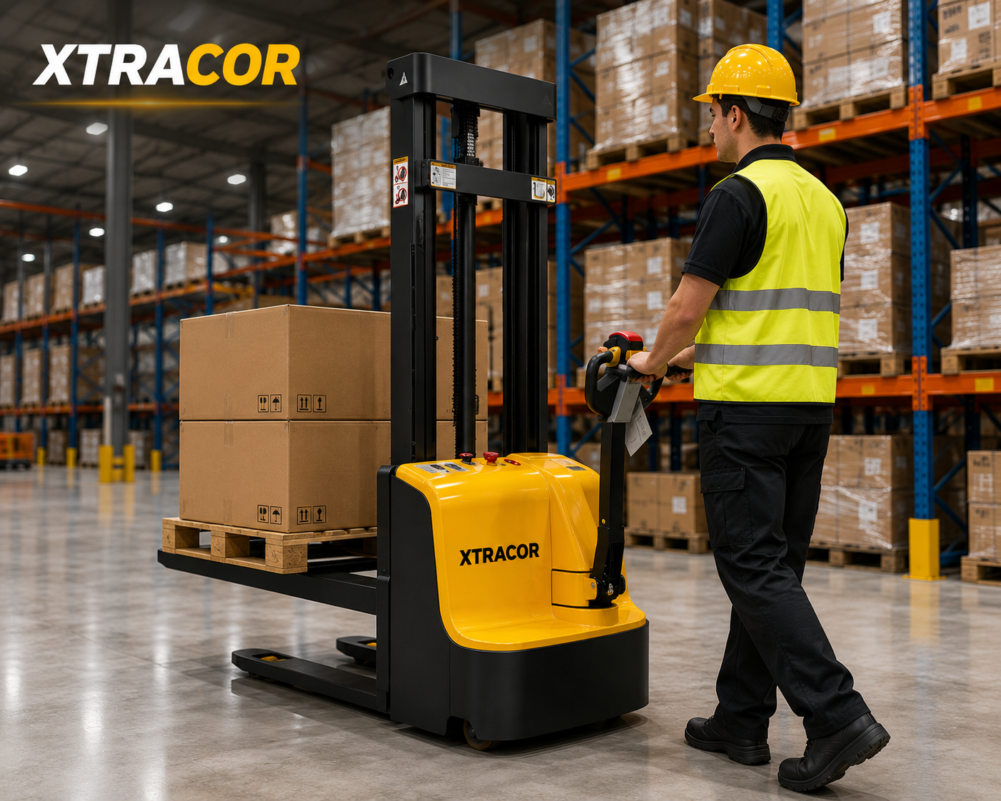 JACKPALLET APILADOR MONTACARGA ELECTRICO 2TN - 3.5M de elevacion - Imagen 3