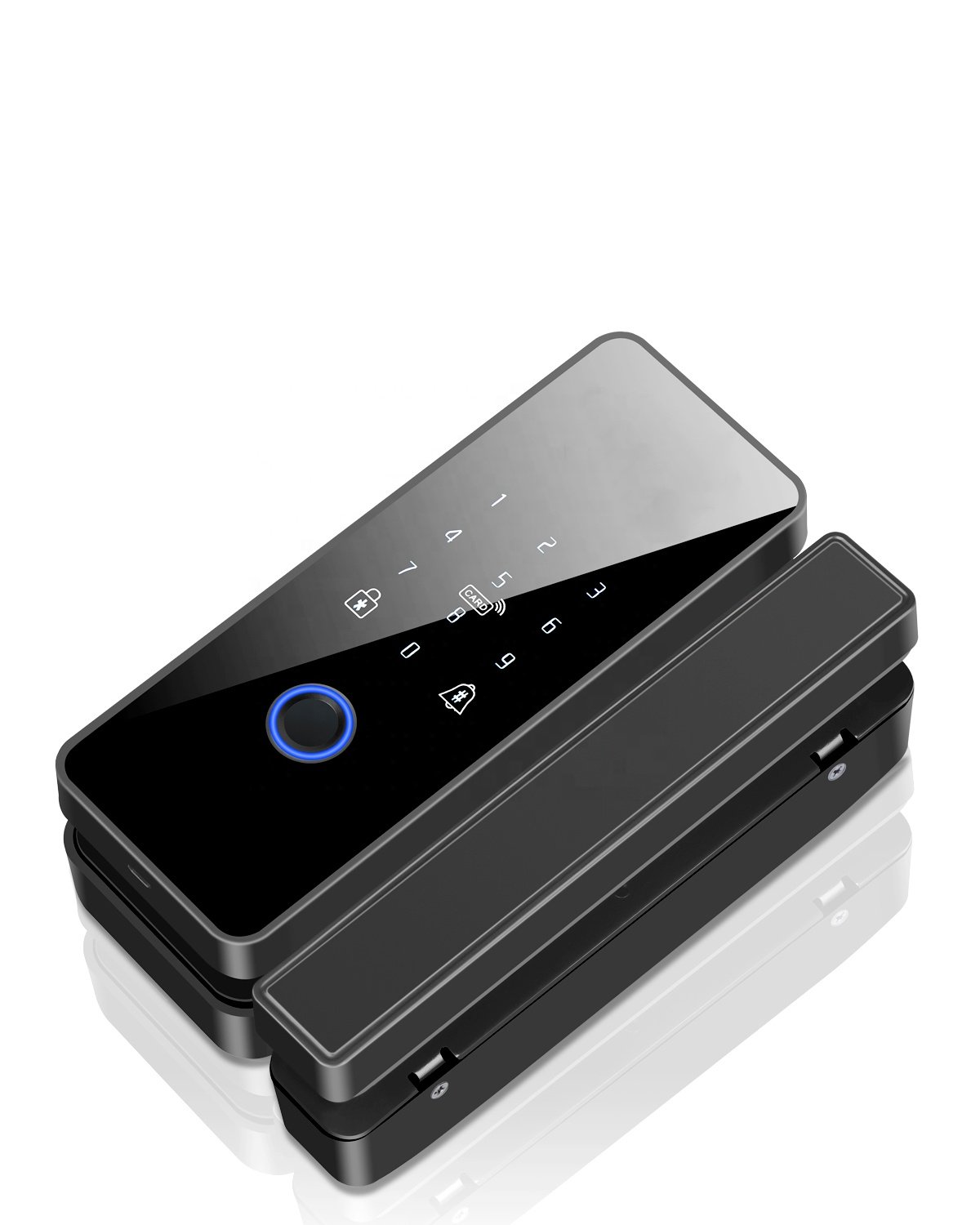 CERRADURA INTELIGENTE - TUYA SMART - BLUETOOTH - PUERTA DE VIDRIO TEMPLADO - CORREDIZA - Imagen 2